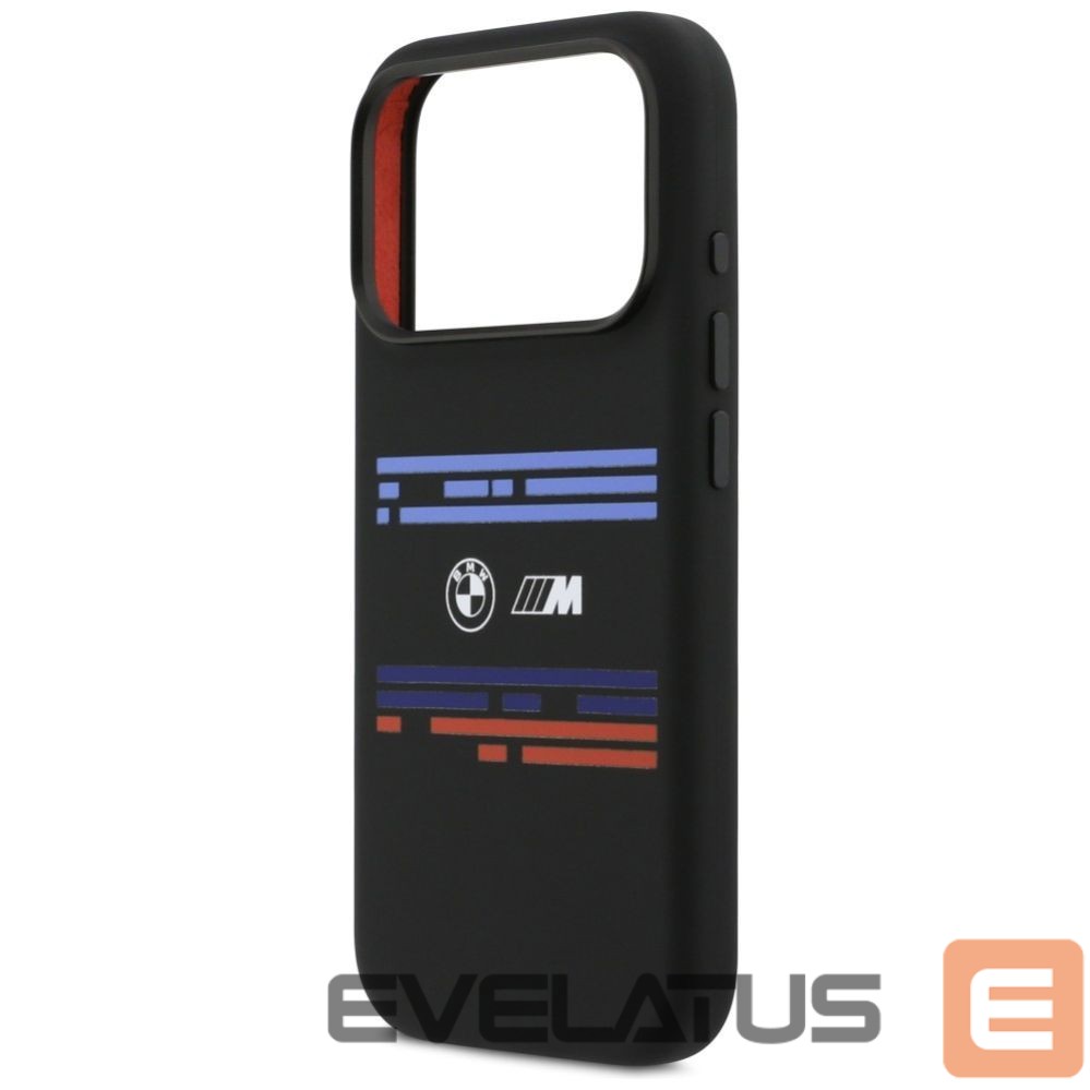 Kitos prekės BMW BMW M Silicon Horizontal Line MagSafe Case for iPhone 17 Pro - Black