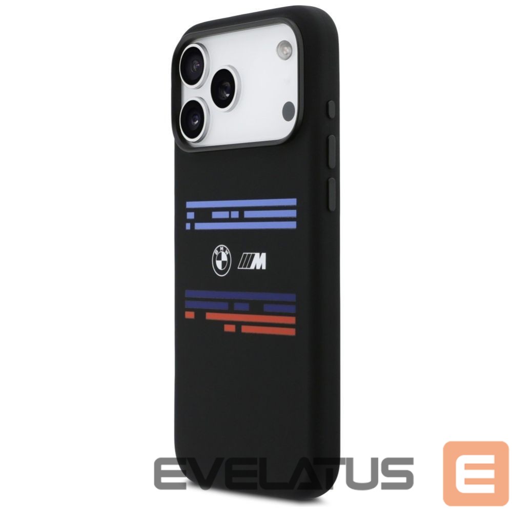Kitos prekės BMW BMW M Silicon Horizontal Line MagSafe Case for iPhone 17 Pro Max - Black