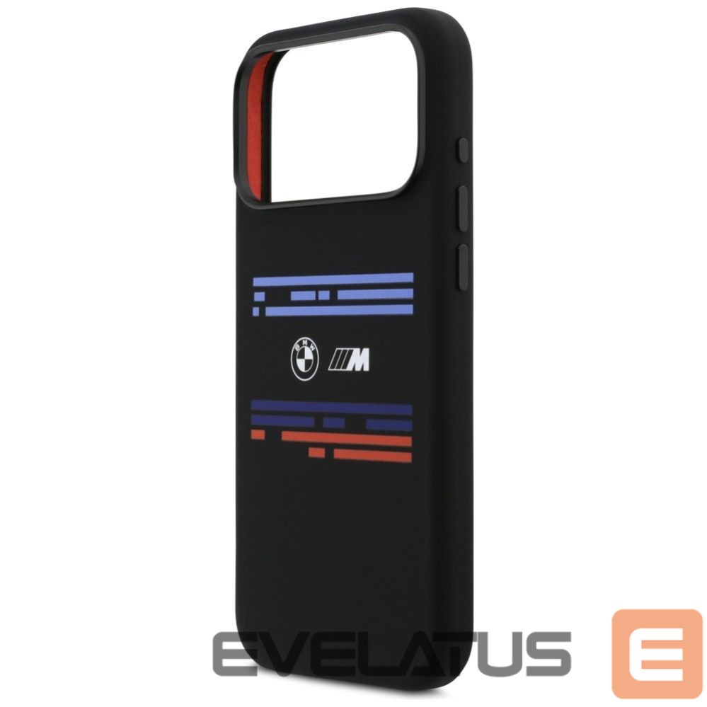 Kitos prekės BMW BMW M Silicon Horizontal Line MagSafe Case for iPhone 17 Pro Max - Black