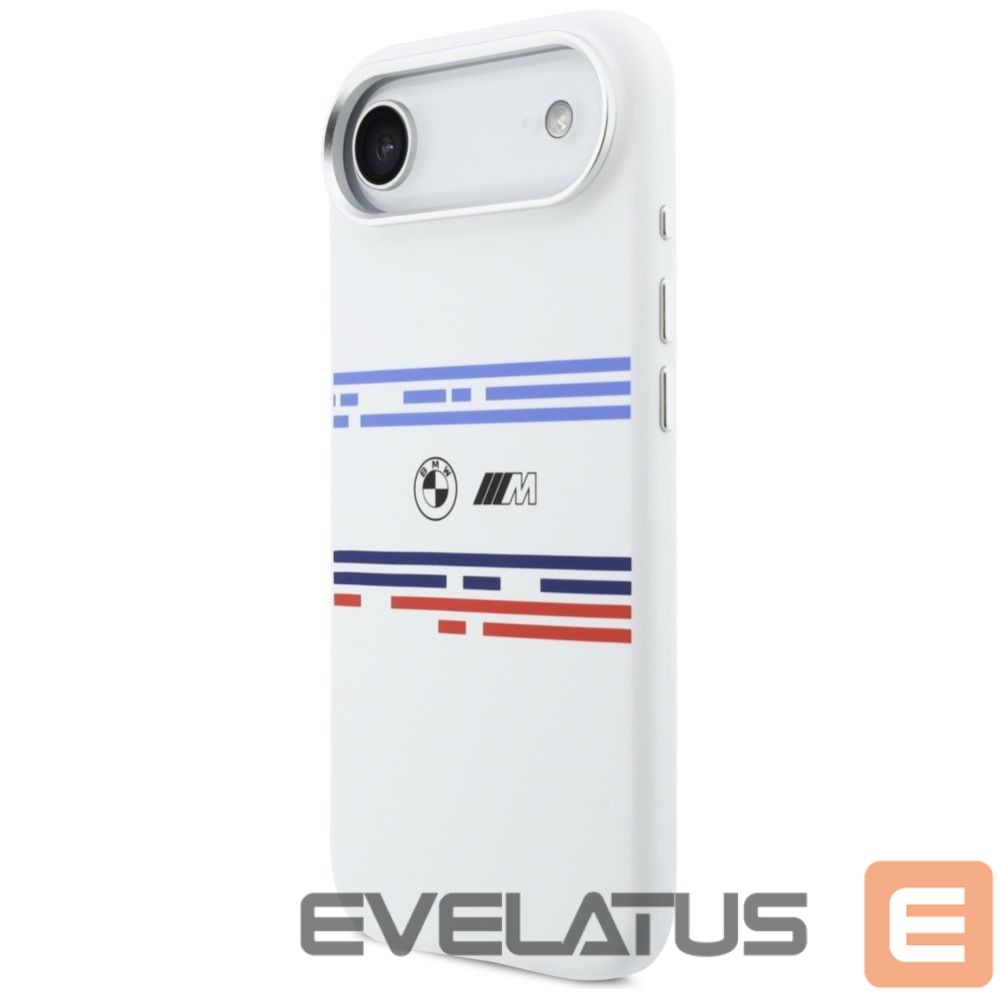 Kitos prekės BMW BMW M Silicon Horizontal Line MagSafe Case for iPhone Air - White
