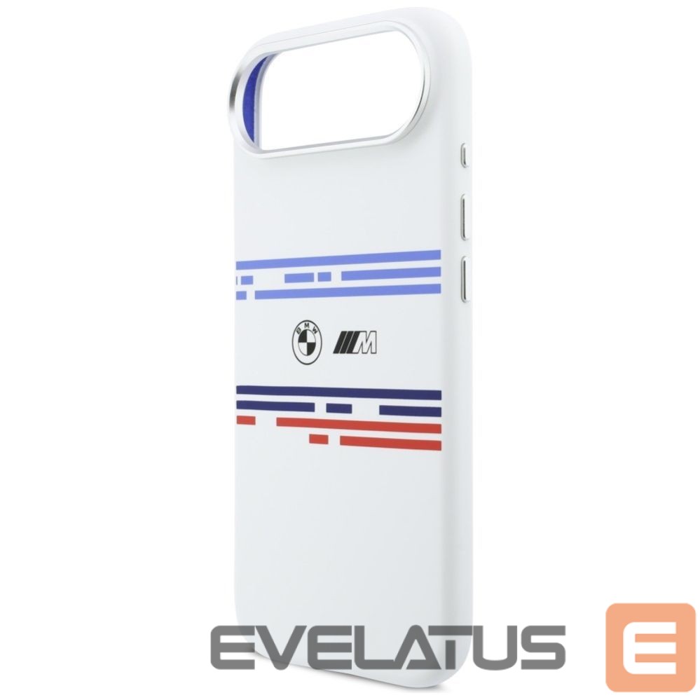 Kitos prekės BMW BMW M Silicon Horizontal Line MagSafe Case for iPhone Air - White
