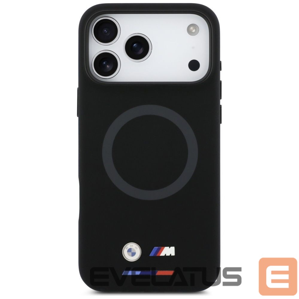 Kitos prekės BMW BMW M Silicon Logo MagSafe Case for iPhone 17 Pro Max - Black
