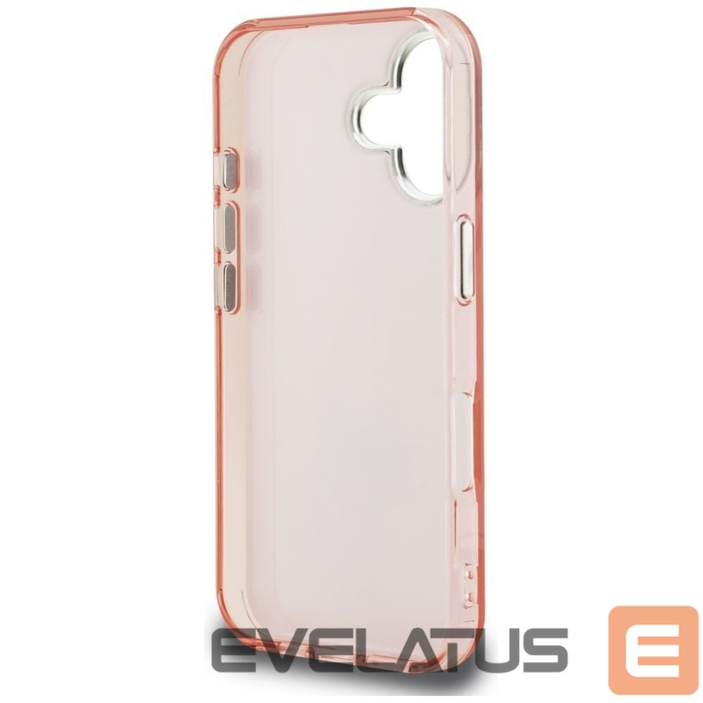 Kitos prekės Karl Lagerfeld Karl Lagerfeld IML Aquarelle Choupette & Logo iPhone 16 Case - Pink
