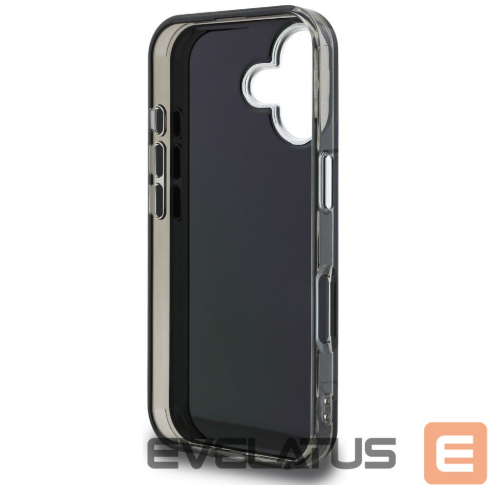 Kitos prekės Karl Lagerfeld Karl Lagerfeld IML Aquarelle Karl & Choupette & Logo iPhone 16 Case - Black