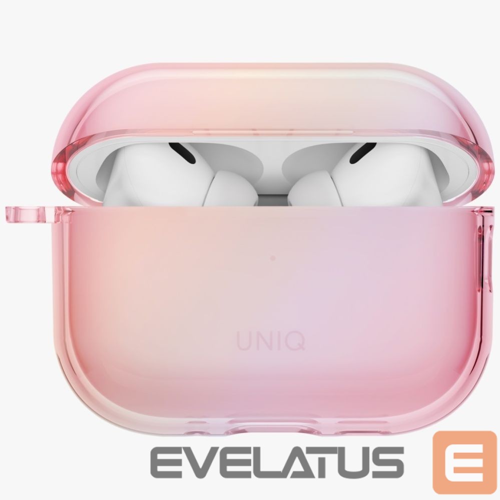 Kitos prekės UNIQ Uniq Iridescia Hang Case for AirPods Pro 3 - Transparent Pink
