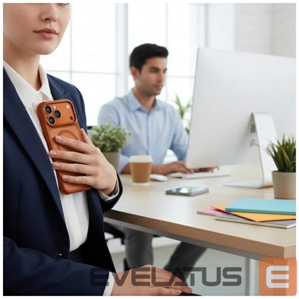 Kitos prekės UNIQ Uniq Veren iPhone 17 Pro Max Magclick Charging Case - Orange