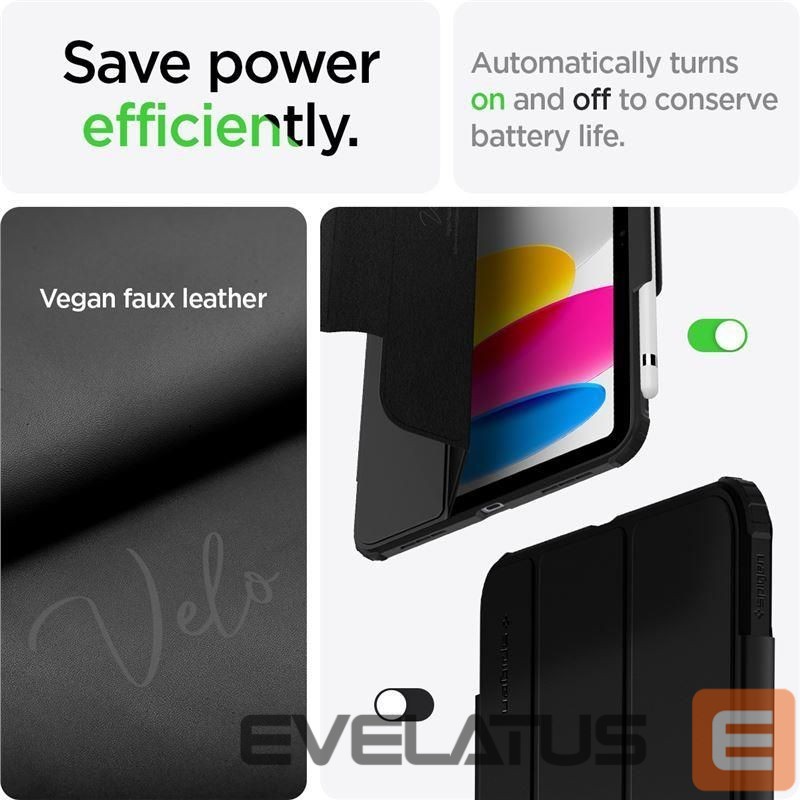 Nugarėlės dėklai Spigen Black