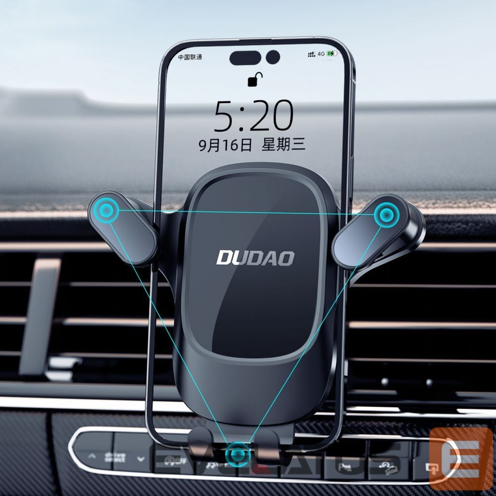 Automatinis laikiklis Dudao Dudao F5Pro air vent car phone holder - black