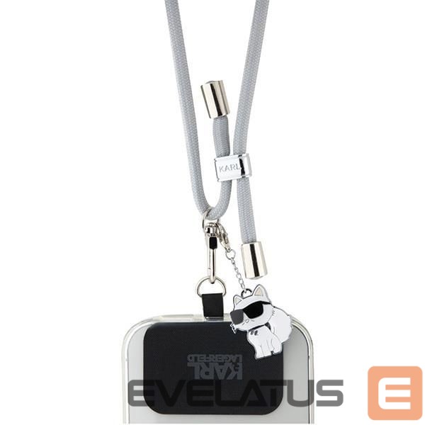 Kiti Karl Lagerfeld Karl Lagerfeld KLUCNMSCKIG Universal CBDY Cord case - black