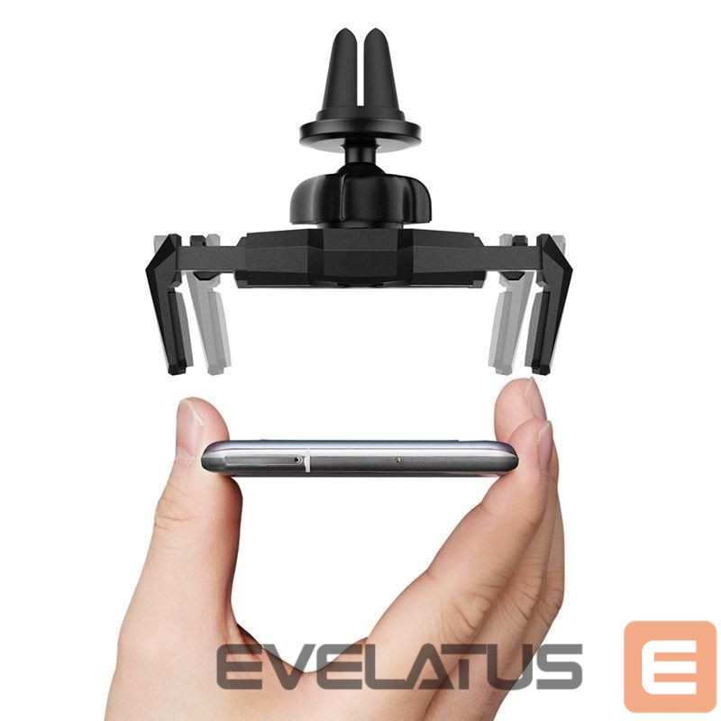 Automatinis laikiklis Spigen Spigen Click.R Car Air Vent Holder - Black