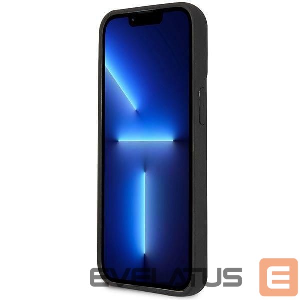 Nugarėlės dėklai Karl Lagerfeld Karl Lagerfeld KLHCP14LKH3DBK iPhone 14 Pro 6.1 "black / black hardcase 3D Rubber Karl`s Head