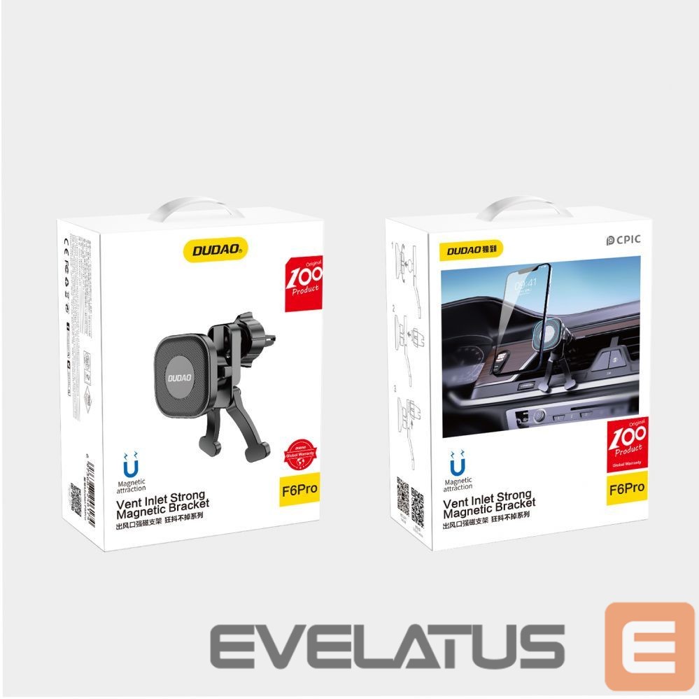Automatinis laikiklis Dudao Dudao magnetic car holder for air vent (F6Pro)