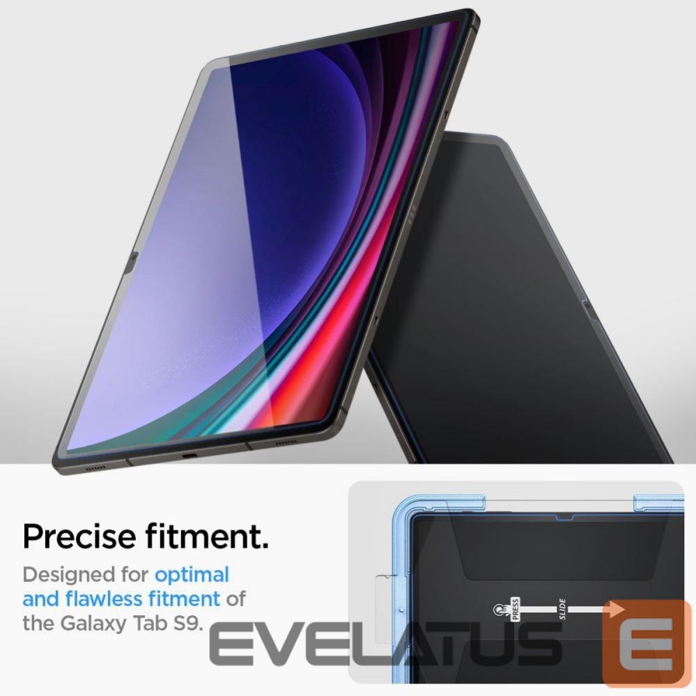 Apsauginiai stiklai Spigen Spigen Glas.tR EZ Fit Tempered Glass for Samsung Galaxy Tab S9 11'' X710 / X716B