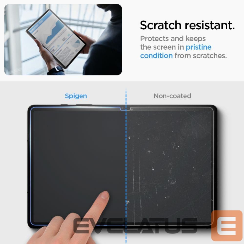 Apsauginiai stiklai Spigen Spigen Glas.tR EZ Fit Tempered Glass for Samsung Galaxy Tab S9 11'' X710 / X716B