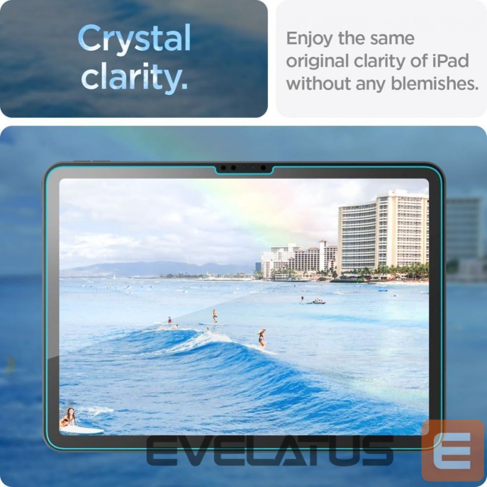 Kitas telefono priedas Spigen Spigen Glas.tR EZ Fit Tempered Glass for iPad Air 11" (2024/2025/2026)