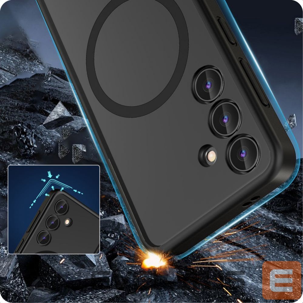 Nugarėlės dėklai Tech-Protect Tech-Protect MagMat MagSafe Case for Samsung Galaxy S24 - Matte Black