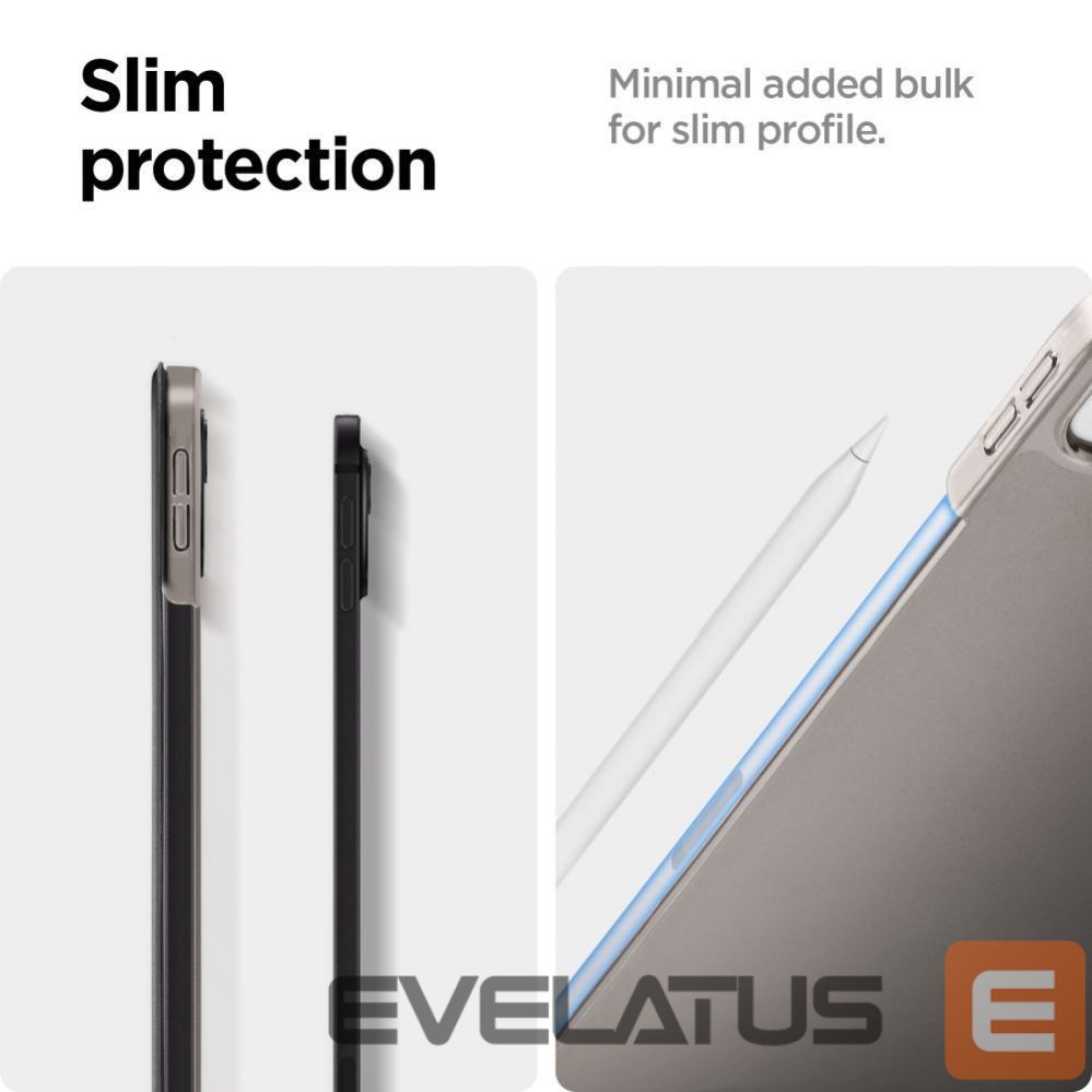 Nugarėlės dėklai Spigen Spigen Smart Fold iPad Pro 13" 2024 Case - Black