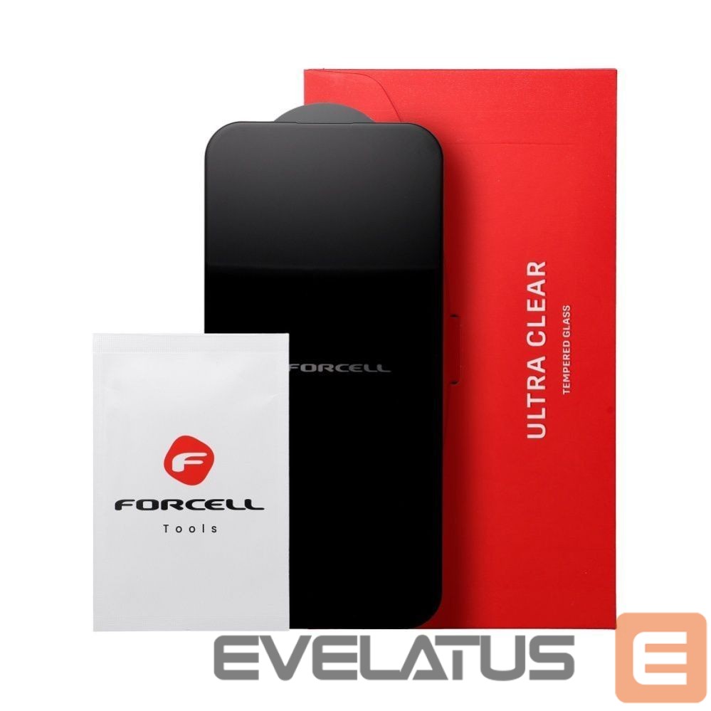 Apsauginiai stiklai Forcell Tempered glass to Samsung S22 / S23 Forcell Ultra Clear Glass black