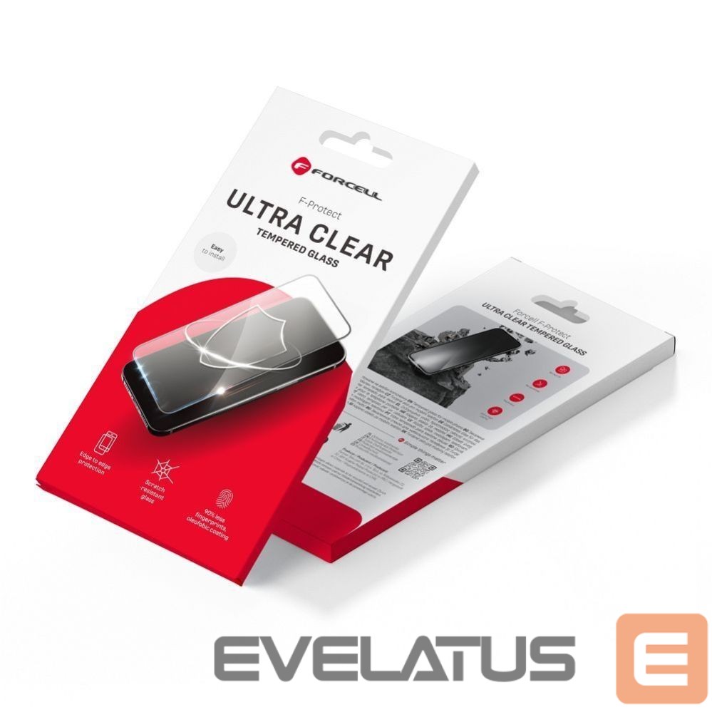 Apsauginiai stiklai Forcell Tempered glass to Samsung S22 / S23 Forcell Ultra Clear Glass black