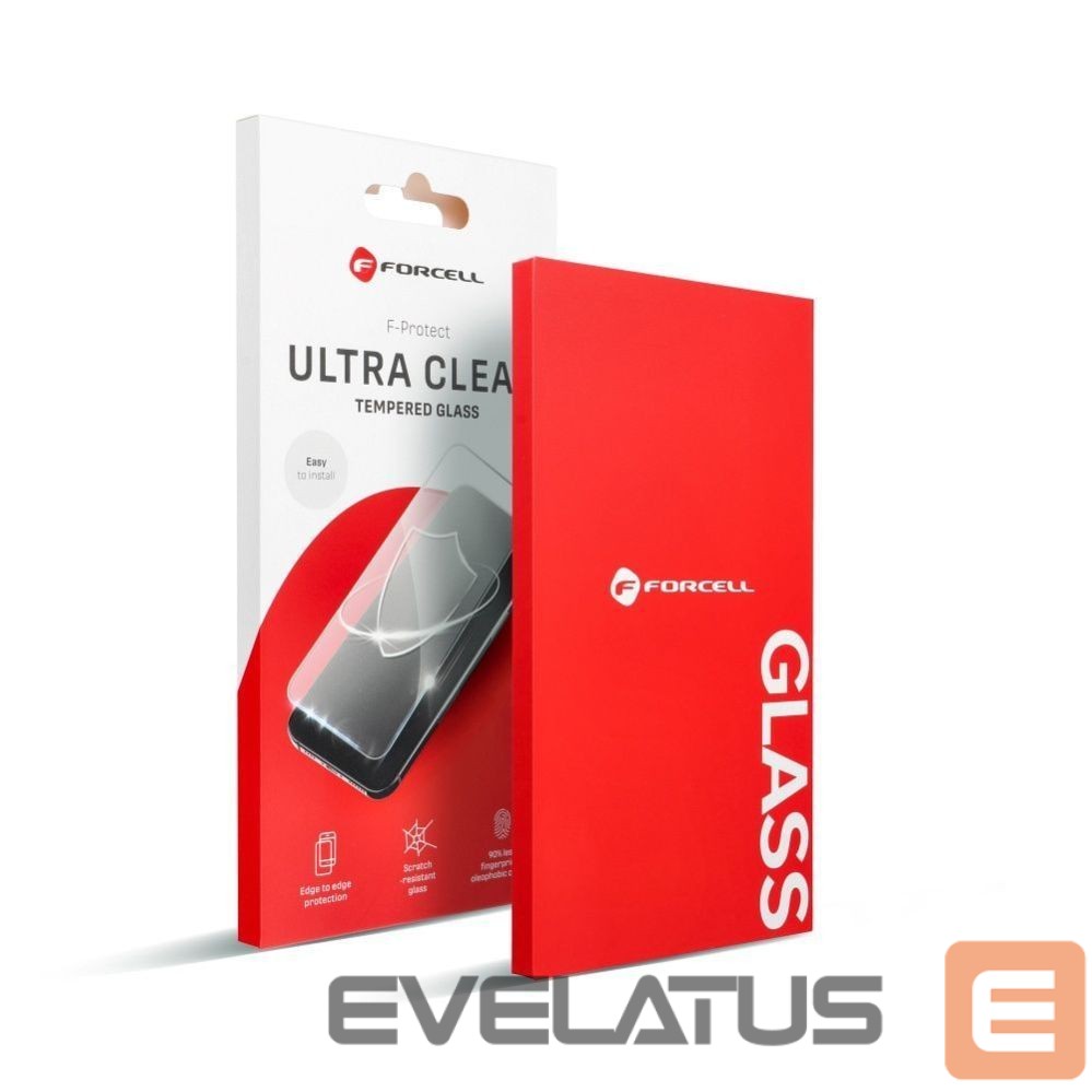 Apsauginiai stiklai Forcell Tempered glass to Samsung S22 / S23 Forcell Ultra Clear Glass black