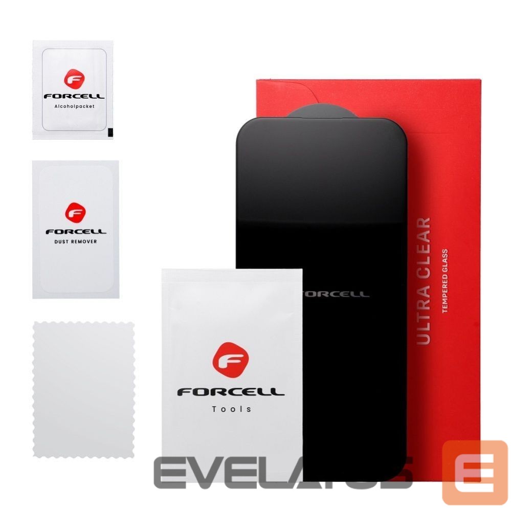 Apsauginiai stiklai Forcell Tempered glass to Samsung S22 / S23 Forcell Ultra Clear Glass black