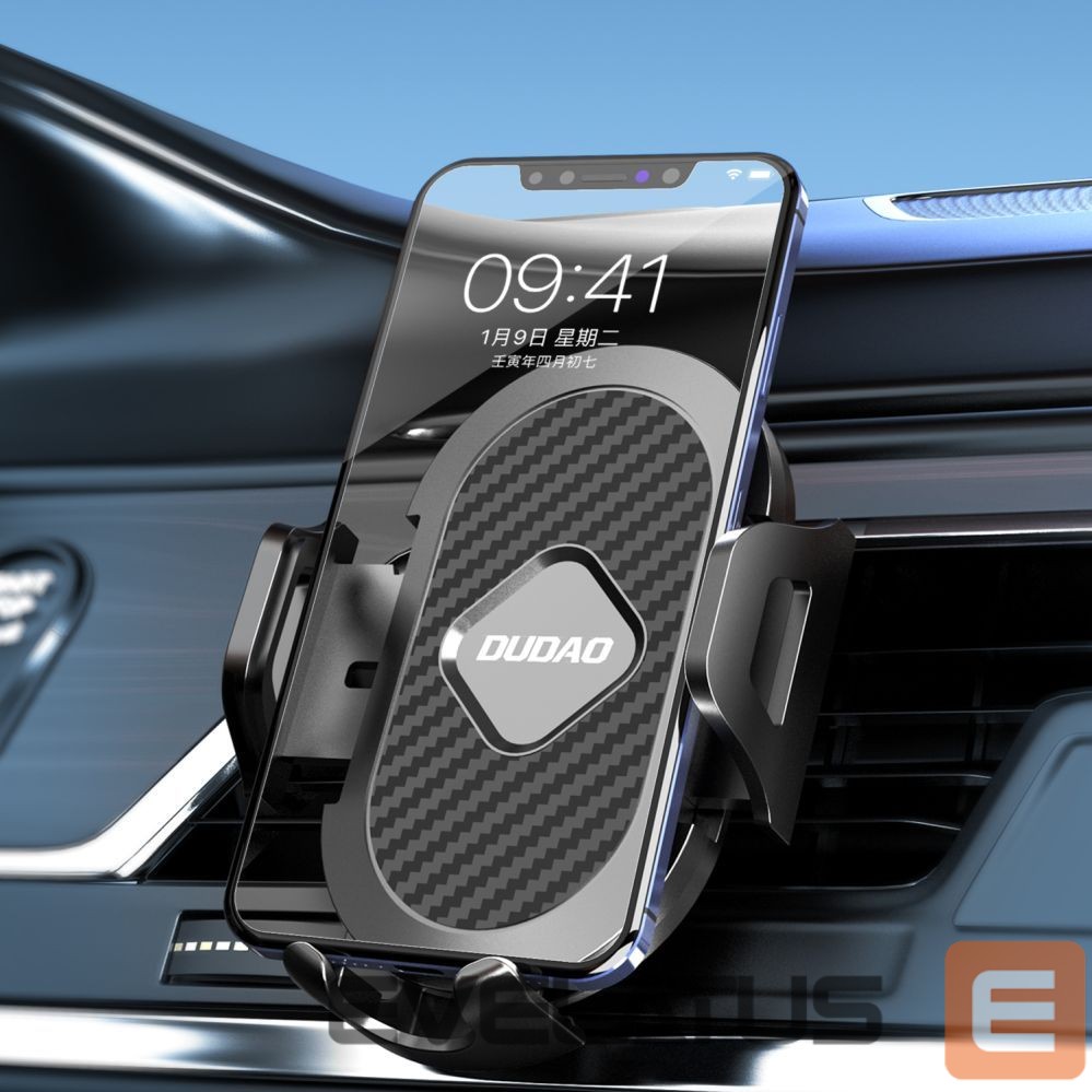 Automatinis laikiklis Dudao Dudao F2+ smartphone holder for air vent, clamp - black