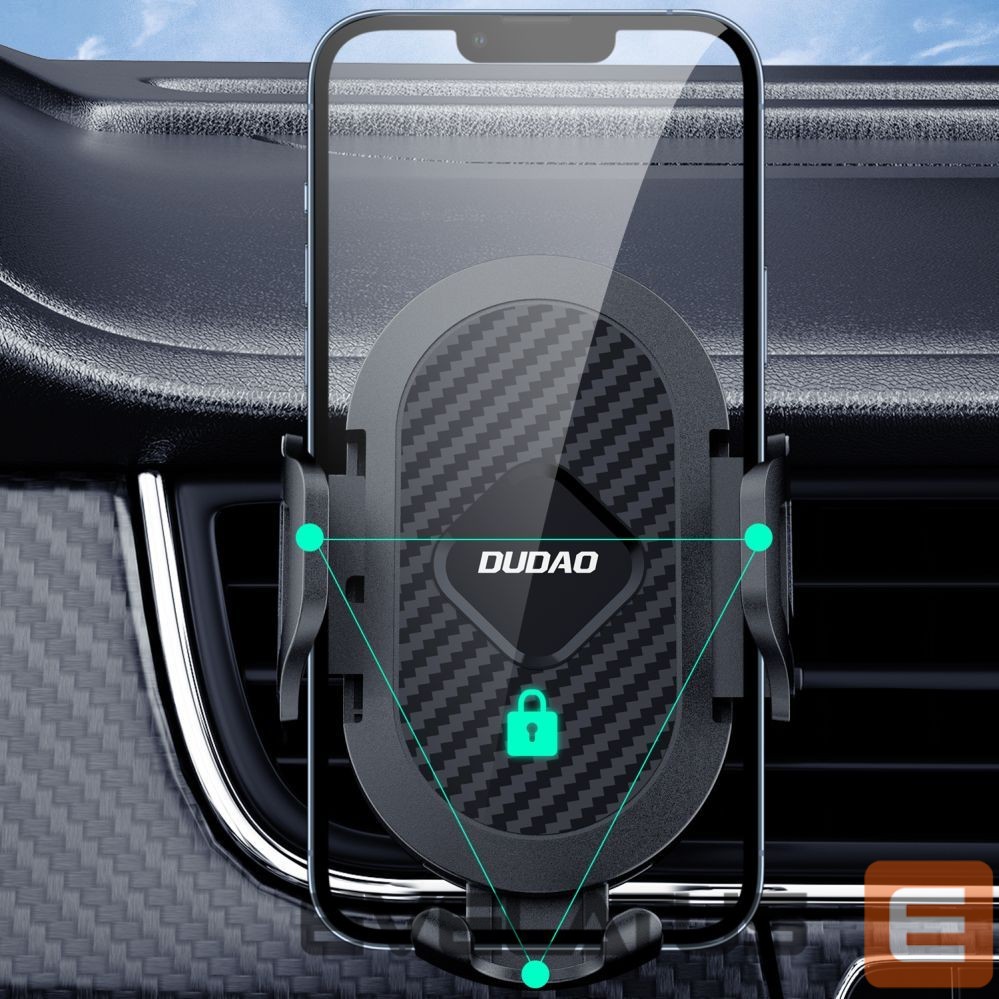 Automatinis laikiklis Dudao Dudao F2+ smartphone holder for air vent, clamp - black