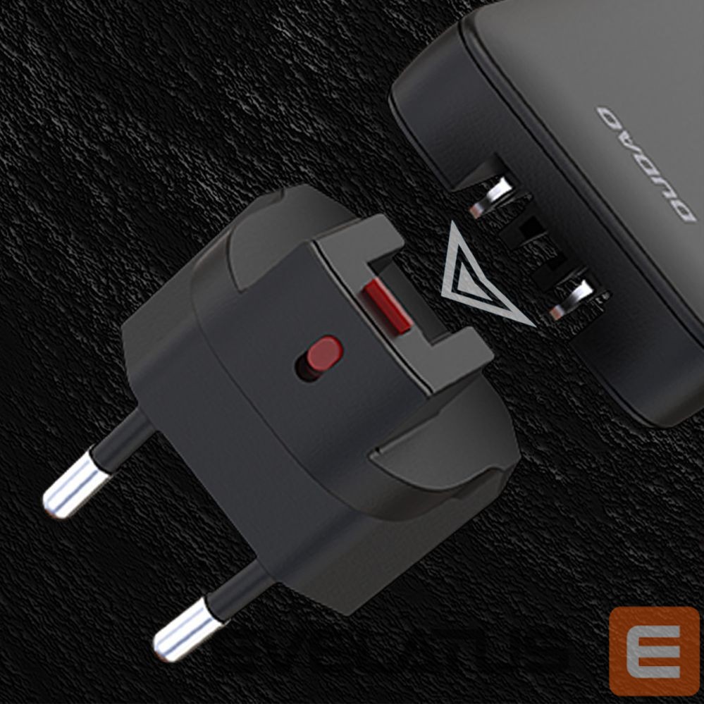 Adapteriai Dudao Black