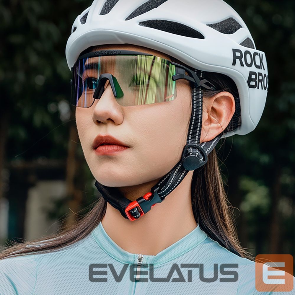 Kitos prekės Rockbros Rockbros Cycling Glasses Photochromic, with UV Protection and Corrective Insert, Clear - Purple