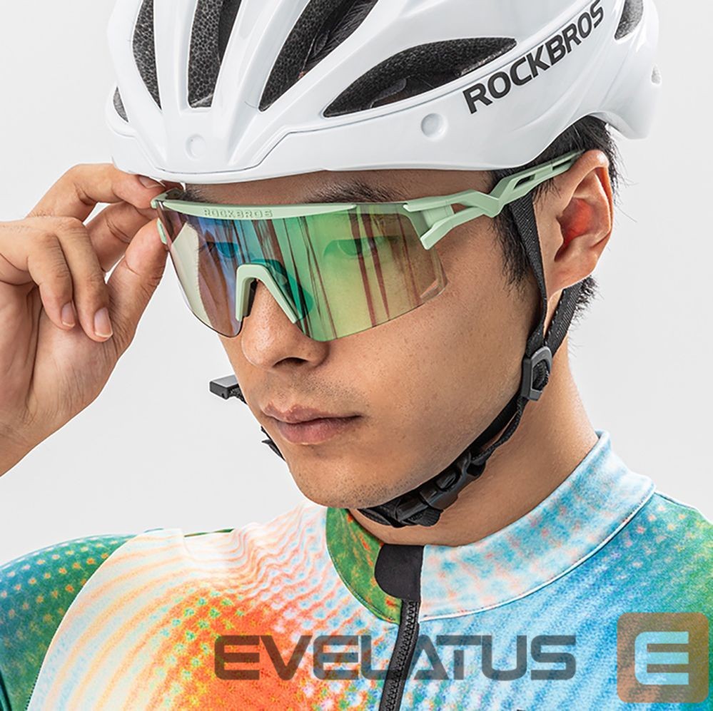 Kitos prekės Rockbros Rockbros Cycling Glasses Photochromic, with UV Protection and Corrective Insert, Clear - Purple