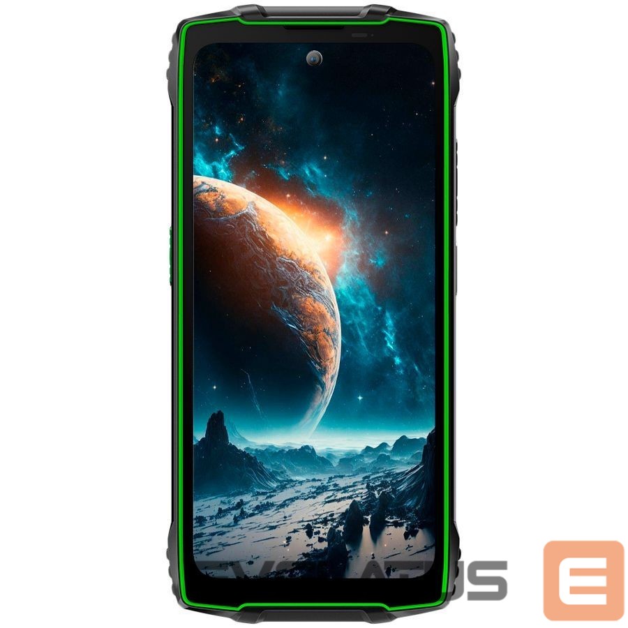 Išmanusis telefonas Blackview Rugged BV8200 LTE 6.5-inch FHD+IPS 1080x2400 120Hz Corning 3th + 1.3-inch 360x360 12+256GB MT8781 Octa-core 2.2GHz 8800mAh NO Charger CAM Front 32MP Rear 50+13MP IP68/IP69K/MIL-STD-810H NFC Fingerprint Green