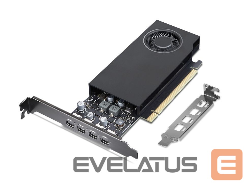 Vaizdo plokštės / Vaizdo plokštės Lenovo NVIDIA RTX A1000 8GB mini-DP*4 GDDR6 Graphics card |