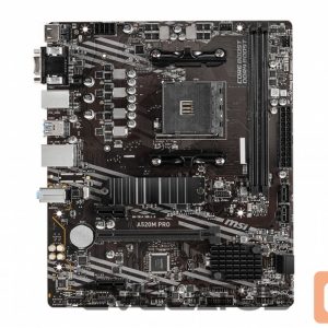 Intel procesoriaus pagrindinė plokštė MSI  A520M PRO Processor family AMD, Processor socket AM4, DDR4, Memory slots 2, Chipset AMD A, Micro ATX 