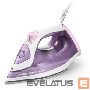 Lygintuvai Philips  DST3010/30 3000 Series  Steam Iron, 2000 W, Water tank capacity 300 ml, Continuous steam 30 g/min, Purple/White 