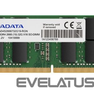 DDR4 atmintis ADATA  Premier DDR4 RAM 8 GB, SO-DIMM, 2666 MHz, Notebook, Registered No, ECC No 