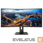 Monitoriai Philips  Curved UltraWide 345B1C 34  ", VA, WQHD, 3440 x 1440, 21:9, 5 ms, 300   cd/m², Black 