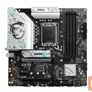 Intel procesoriaus pagrindinė plokštė MSI  B760M GAMING PLUS WIFI Processor family Intel Processor socket LGA1700 DDR5 Supported hard disk drive interfaces SATA, M.2 Number of SATA connectors 4 