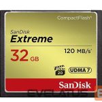 Kitas kompiuterio priedas SANDISK BY WESTERN DIGITAL  MEMORY COMPACT FLASH 32GB/SDCFXSB-032G-G46 