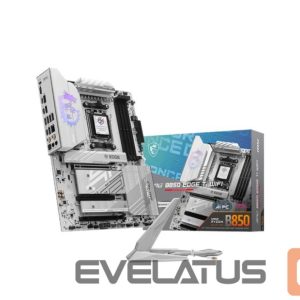 AMD procesoriaus pagrindinė plokštė MSI  Mainboard||AMD B850|SAM5|ATX|Memory DDR5|Memory slots 4|3xPCI-Express 16x|4xM.2|1xHDMI|1xAudio-In|1xAudio-Out|4xUSB 2.0|1xUSB 3.0|2xUSB 3.2|3xUSB-C|1xOptical S/PDIF|1xRJ45|MPGB850EDGETIWIFI 