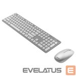 Kompiuterio klaviatūra Asus  KEYBOARD +MOUSE WRL OPT. W5000/WHITE 90XB0430-BKM3D0 