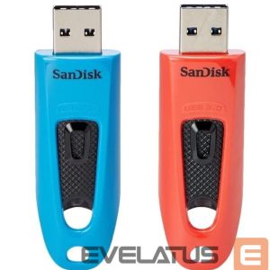 USB atmintinė SANDISK BY WESTERN DIGITAL  MEMORY DRIVE FLASH USB3 64GB/2PK SDCZ48-064G-G46BR2 
