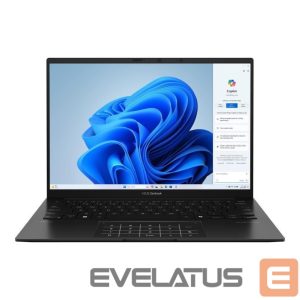 Nešiojamas kompiuteris Asus  Notebook||ZenBook Series|14 OLED|UM3406KA-QD066W|CPU  AMD Ryzen AI 5|340|2000 MHz|14"|1920x1200|RAM 16GB|LPDDR5x|SSD 1TB|AMD Radeon Graphics|Integrated|ENG|NumberPad|Windows 11 Home|Black|1.2 kg|90NB14U1-M00LJ0 