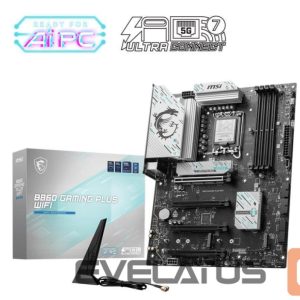Intel procesoriaus pagrindinė plokštė MSI  Mainboard||Intel B860 Express|LGA1851|Memory DDR5|Memory slots 4|B860GAMINGPLUSWIFI 