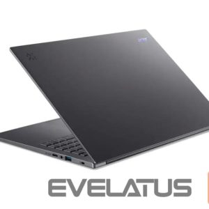 Nešiojamas kompiuteris Acer  Notebook||Aspire|Aspire 16 AI|A16-11M-X4X3|CPU  Qualcomm Snapdragon|X X1-26-100|3000 MHz|16"|1920x1200|RAM 16GB|LPDDR5x|SSD 512GB|Qualcomm Adreno GPU|Integrated|ENG|Card Reader microSD|Windows 11 Home|Steel Grey|1.55 kg|NX.JLNEL.001 