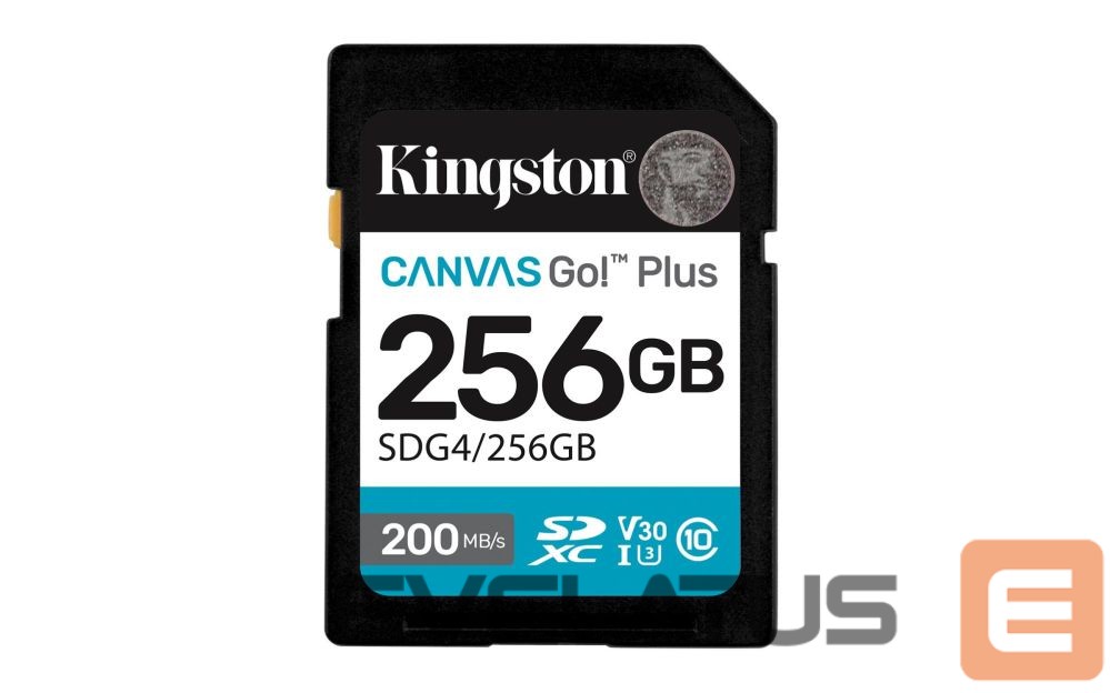Kitas kompiuterio priedas Kingston MEMORY SDXC 256GB UHS-I/SDG4/256GB