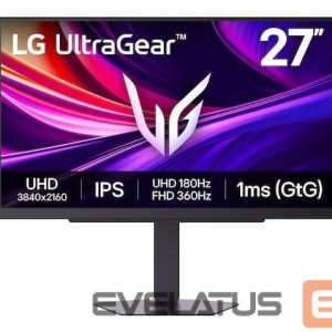 Monitoriai LG  LCD Monitor||27 "|3840 x 2160 pixels|4K Ultra HD|Native aspect ratio 16:9|LCD|Flat|27G810A-B.AEK 