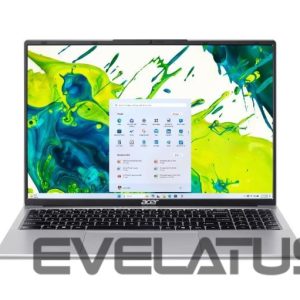 Nešiojamas kompiuteris Acer  Notebook||Aspire|AL16-54P-52AL|CPU  Intel Core 5|120U|1400 MHz|16"|1920x1200|RAM 16GB|DDR5|SSD 512GB|Intel Intel Graphics|Integrated|ENG|Card Reader MicroSD|Windows 11 Home|Silver|1.53 kg|NX.D73EL.002 