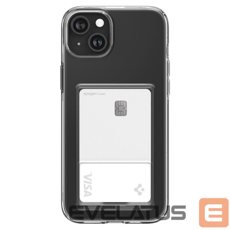 Kitos prekės Spigen Spigen Crystal Slot Case for iPhone 15 Plus - Clear