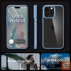 Kitos prekės Spigen  Transparent || Blue 