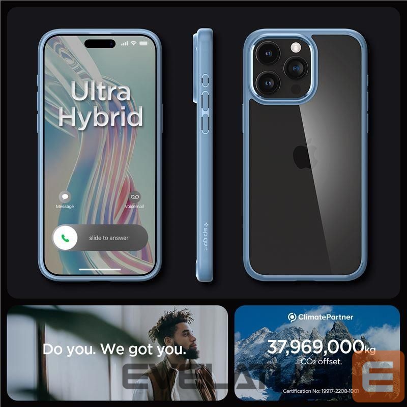 Kitos prekės Spigen Transparent || Blue